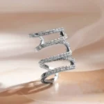 Waterproof Cubic Zirconia Ear cuff – 1 Piece Pack